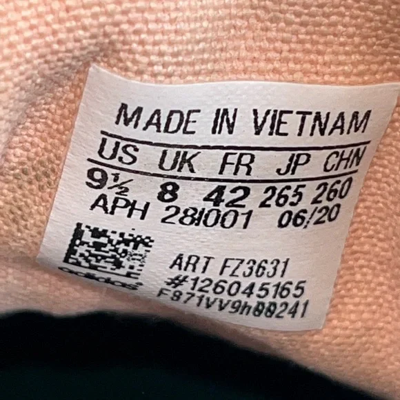 ADIDAS SNEAKERS TENNIS SHOES STAN SMITH 'White Collegiate Green' FZ3631 SZ 9.5 - Picture 4 of 13